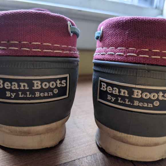 L.L. Bean Signature Waxed Canvas Rubber Moc - Picture 3 of 9